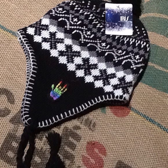 NWT Jerry Garcia 4.5 on NWT Unisex Iris Winter Hat - Picture 4 of 4